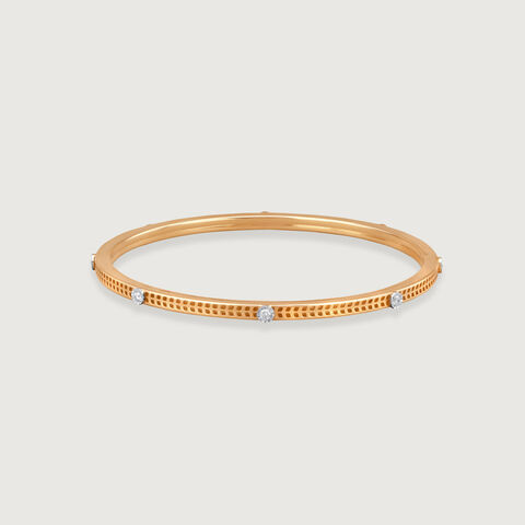 Modern Gleam Diamond Bangle