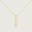 Elegant Cascade Polki Diamond Necklace,,hi-res view 3