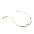 14KT Yellow Gold Diamonds-Are-Forever Mangalsutra Bracelet,,hi-res view 2