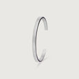 Edgy Noir Silver Bangle,,hi-res view 4