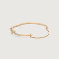 Cosmic Comet Cuff 14KT Diamond Bangle,,hi-res view 3