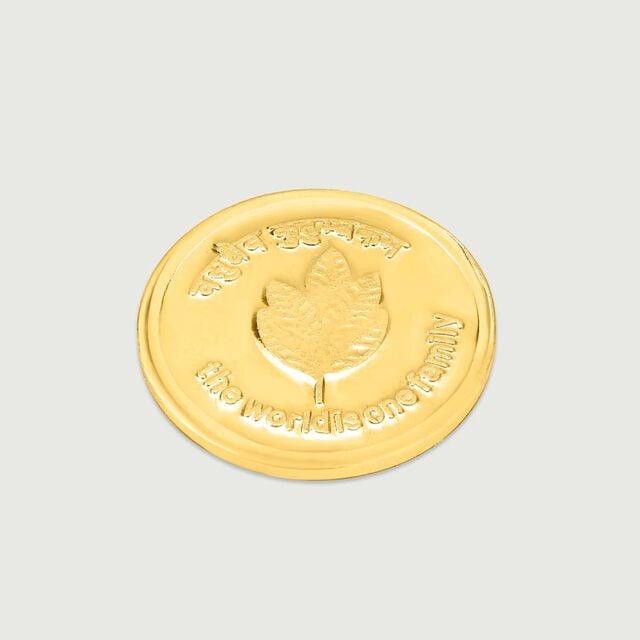 1 GM 22 Karat  Sublime Mango Leaf Gold Coin,,hi-res image number null