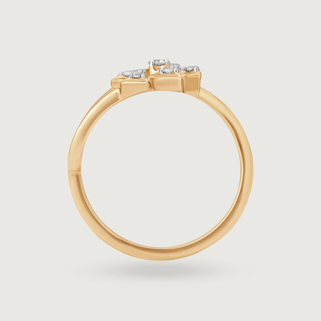 Star struck Elegance 14KT Diamond Finger Ring,,hi-res image number null