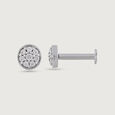 Sparkling Diva Gold & Diamond Stud Earrings,,hi-res view 4