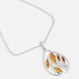Sunlit Flow Silver Pendant,,hi-res view 5