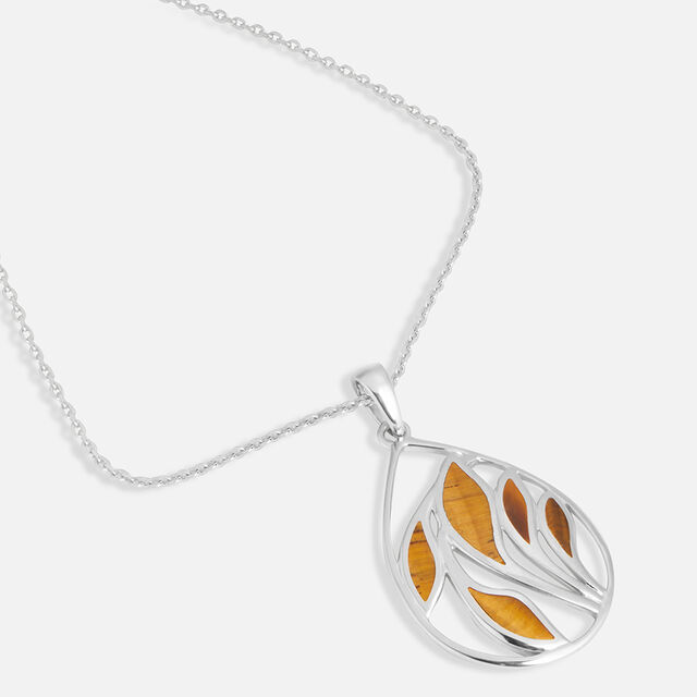 Sunlit Flow Silver Pendant,,hi-res image number null