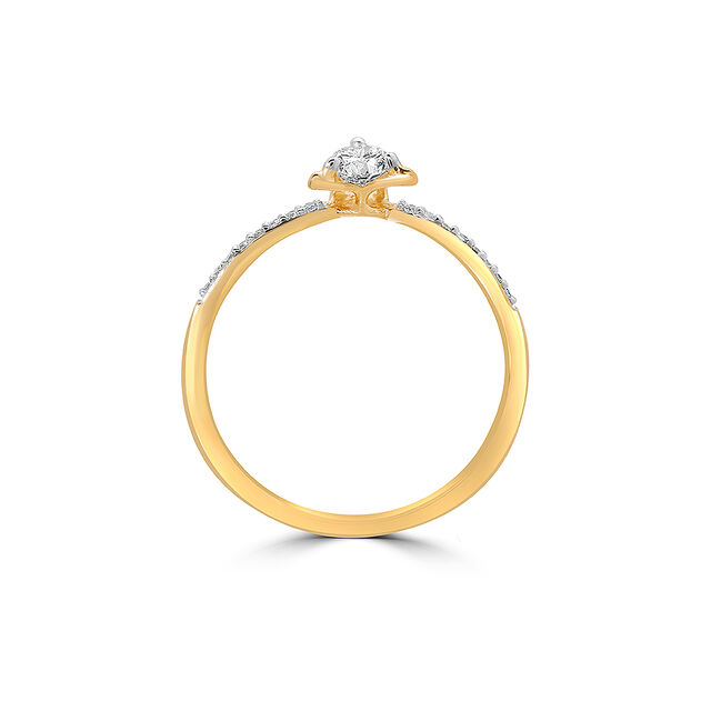 Heartstrings Solitaire Finger Ring,,hi-res image number null