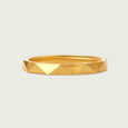 22KT Yellow Gold Striking Abstract Finger Ring,,hi-res view 3