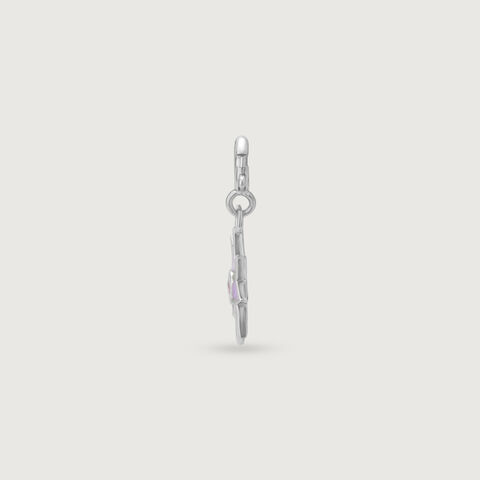 Pastel Star Silver Charm