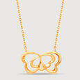 Hearts Symphony 14kt  Gold Pendant with Chain,,hi-res view 3