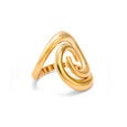 18KT Golden Sunrise Spiral Yellow Gold Finger Ring,,hi-res view 4