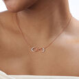 Infinite Heartbeat Diamond Necklace,,hi-res view 2