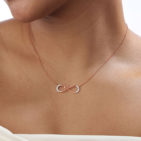 Infinite Heartbeat Diamond Necklace