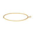 14KT Yellow-Rose Gold Bangle With Charm,,hi-res view 1