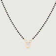 Radiant Sphere Gold and Diamond Mangalsutra,,hi-res view 3