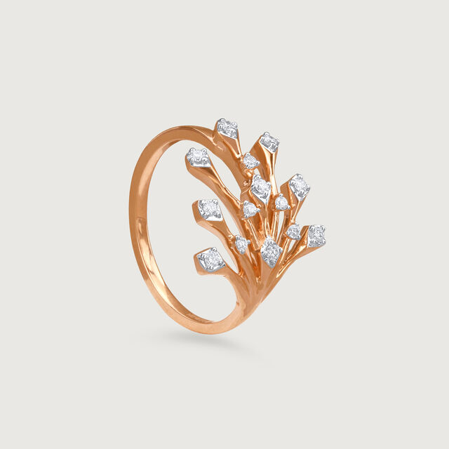 Crown Bloom Diamond Ring,,hi-res image number null