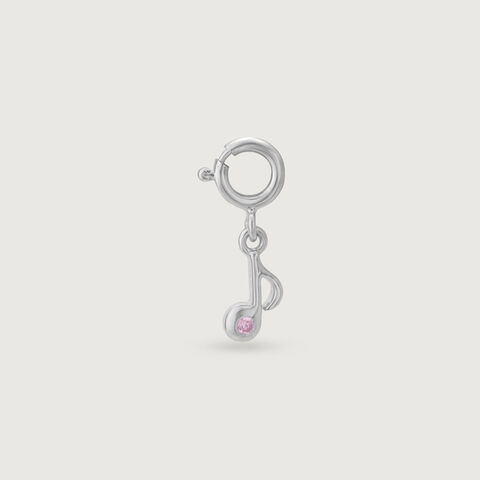 Melodic Spark Silver Charm