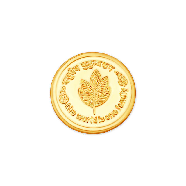 1 GM 22 Karat  Sublime Mango Leaf Gold Coin,,hi-res image number null