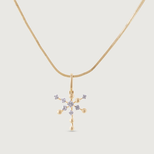 Groovy Glow Gold & Diamond Pendant,,hi-res image number null