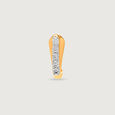 14KT Yellow Gold Diamond Nose Pin,,hi-res view 2