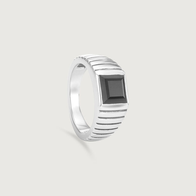 Ridge Frame Silver Ring,,hi-res image number null