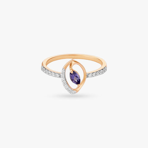 Midnight Orbit Diamond Ring