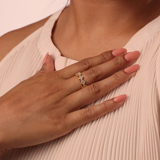 Eternal Allure 14KT Gold & Diamond Ring,,hi-res image number null
