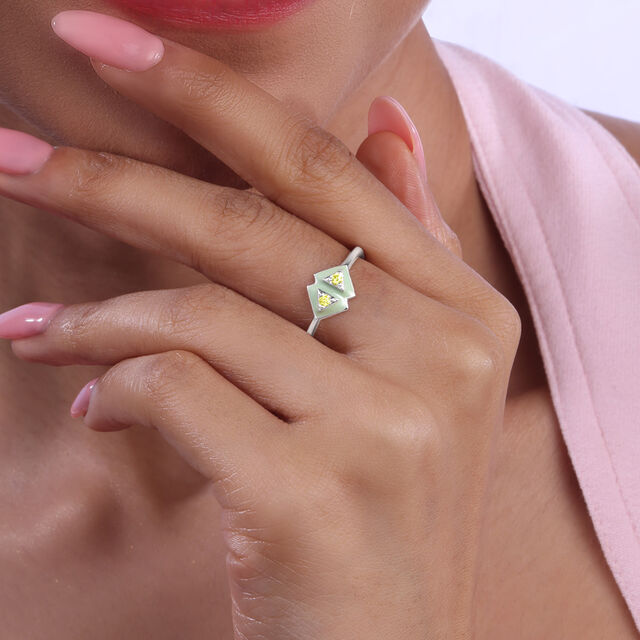 Serene Spark Silver Ring,,hi-res image number null