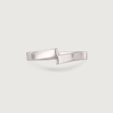 Zesty Zigzag Silver Ring