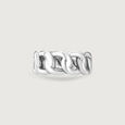 Chain Link Silver Ring,,hi-res view 4