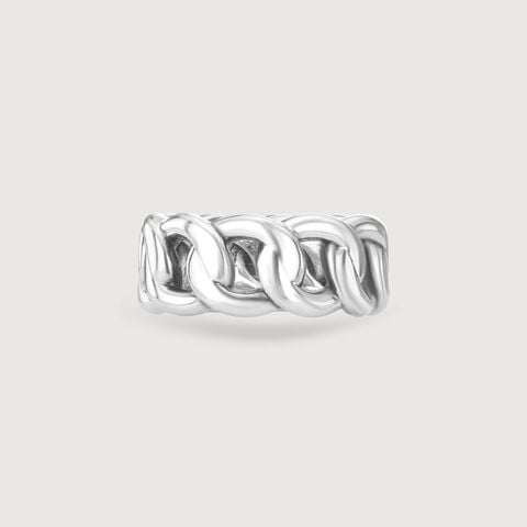 Chain Link Silver Ring