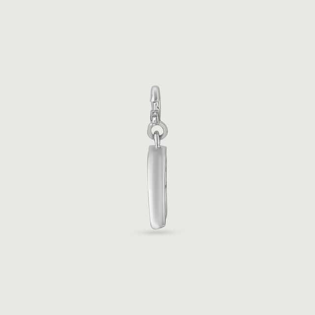 Bold Alpha A Silver Charm,,hi-res image number null