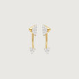 Architectural Arc Diamond Drop Earrings,,hi-res view 4