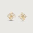 Lotus Harmony Diamond Stud Earrings,,hi-res view 3