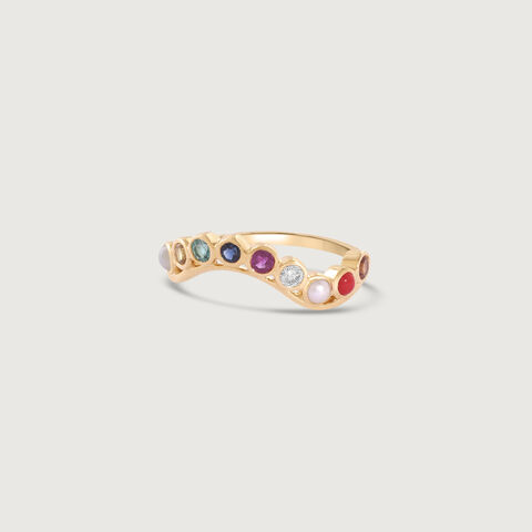 Navratna Aura Diamond Ring alternate view 2