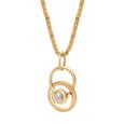 14KT Yellow Gold Stately Pearl Pendant,,hi-res view 2