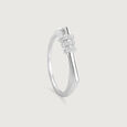 Bold Structured Silver Ring,,hi-res view 3