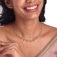 Geometric Chic Gold & Diamond Necklace,,hi-res view 2