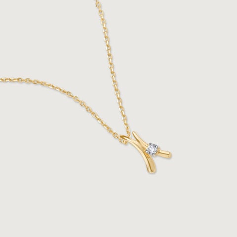 Petite Flair Diamond Pendant
