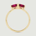 Romantic Faceted Pink Garnet Ring,,hi-res view 3