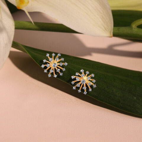 Everbloom Floret Diamond Stud Earrings