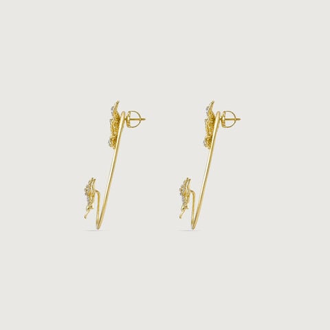 Blooming Whimsy Diamond Ear Cuff