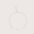 Sparkling Crescent Silver Bracelet,,hi-res view 3