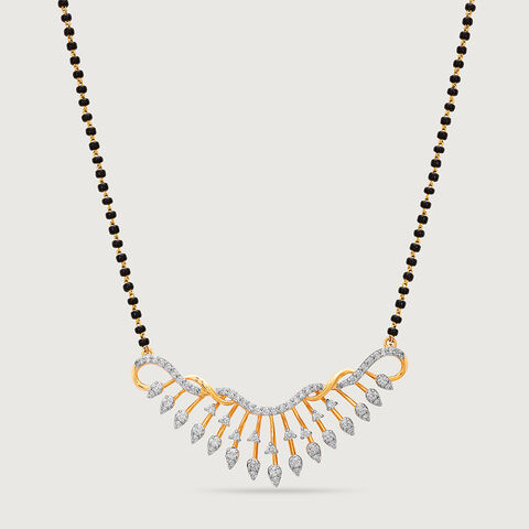 Eternal Shine 18 Kt Gold and Diamond Mangalsutra