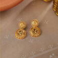 Warli Chronicles 22KT Gold Drop Earrings,,hi-res view 1