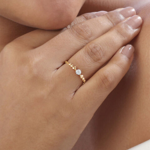 Sparkle Crush Heart Diamond Ring alternate view 1