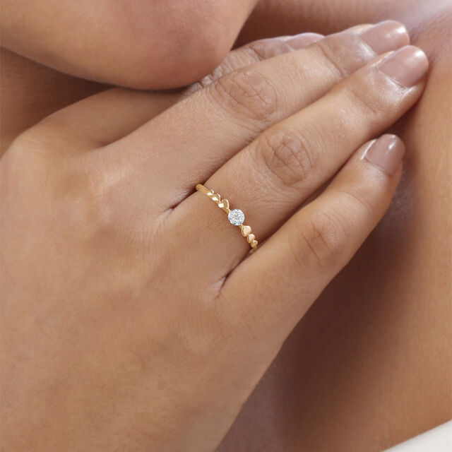 Sparkle Crush Heart Diamond Ring,,hi-res image number null