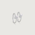 Dainty Duo Silver Toe Ring,,hi-res view 4
