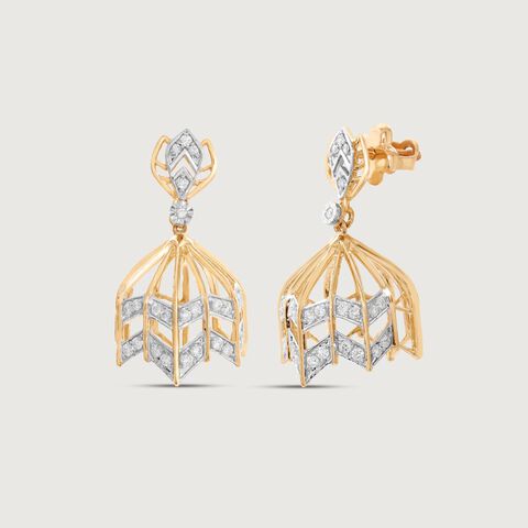 Chic Aura Diamond Jhumka