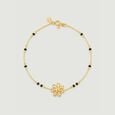 Radiant Floral Gold Mangalsutra Bracelet,,hi-res view 4